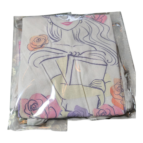 Disney - Princess Belle w/ her Book and Roses-Butterfly Short Sleeve Tee Size 5T - Picture 5 of 5